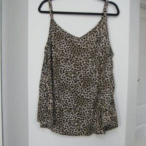 Torrid leopard print tank-sz 4
